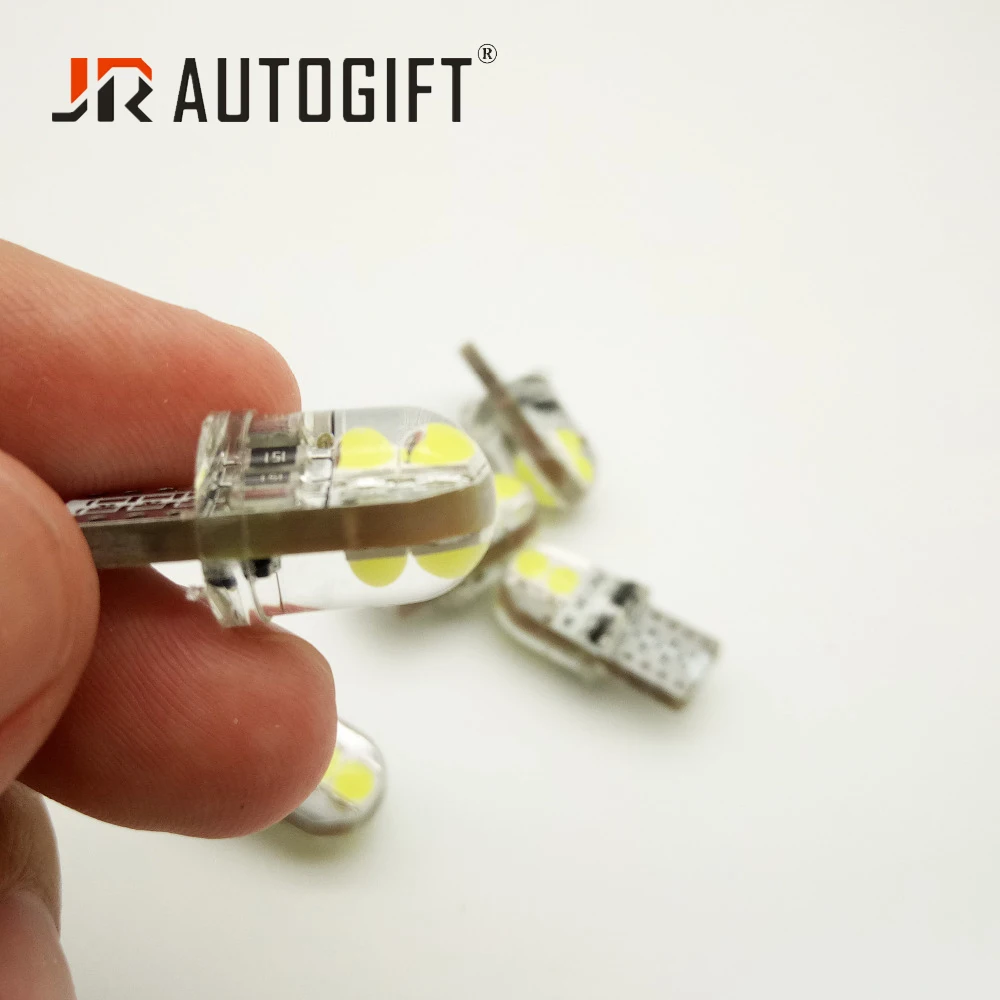 10x Auto 12V T10 Led 194 W5W 3030 4smd неполярный кремниевый красный синий белый автомобильный