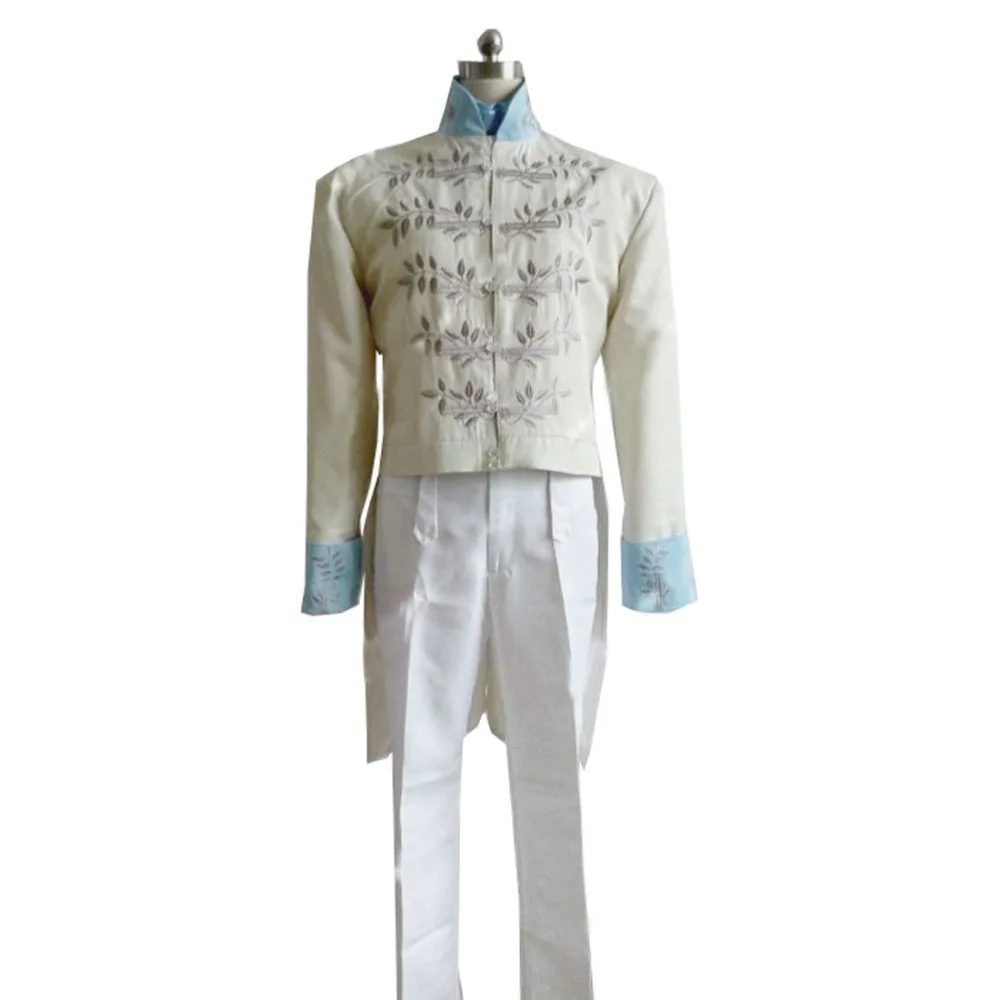 2018 Cinderella Film Prince Charming Cosplay Costume Helloween Carnival Cosplay Costumes Custom Made Any Size