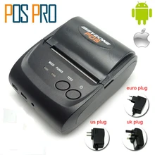 IMP006 Бесплатная SDK 58 мм ручной pos-принтера Android IOS Bluetooth4.0 термопринтер чеков мини переносной мобильный принтер