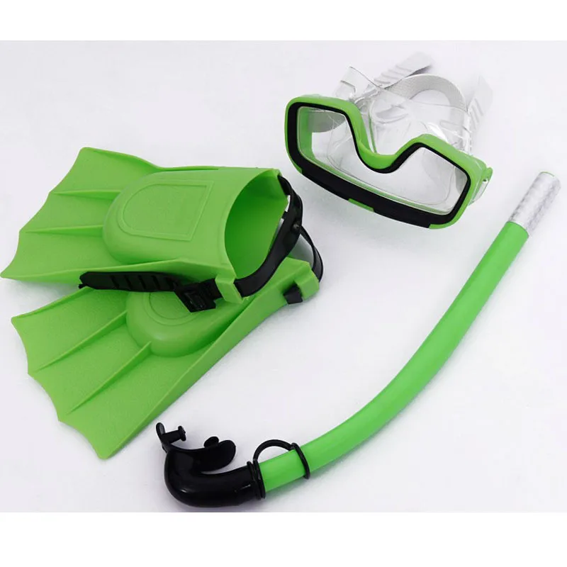 4 colour kid swimming diving 3 sets child scuba diving equipment snorkeling diving mask goggle - Colour Kid 4 colour kid swimming diving 3 sets child scuba diving equipment snorkeling diving mask goggle - Colour Kid