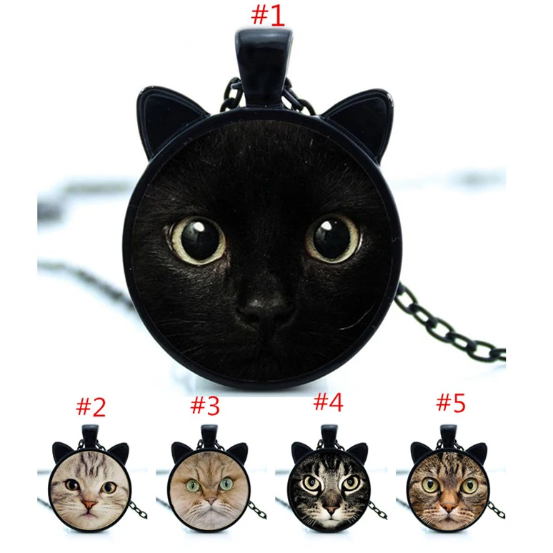 G886 Новый Чеширский Кот ожерелье кошка уха ювелирных изделий Улыбка Cat Кулон
