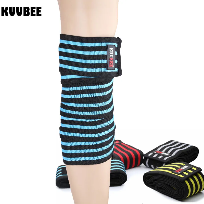 

Knee Bandages Weight Lifting Squats Training Elbow Leg Pressurized Calf Support Straps Elastic Knee Wraps