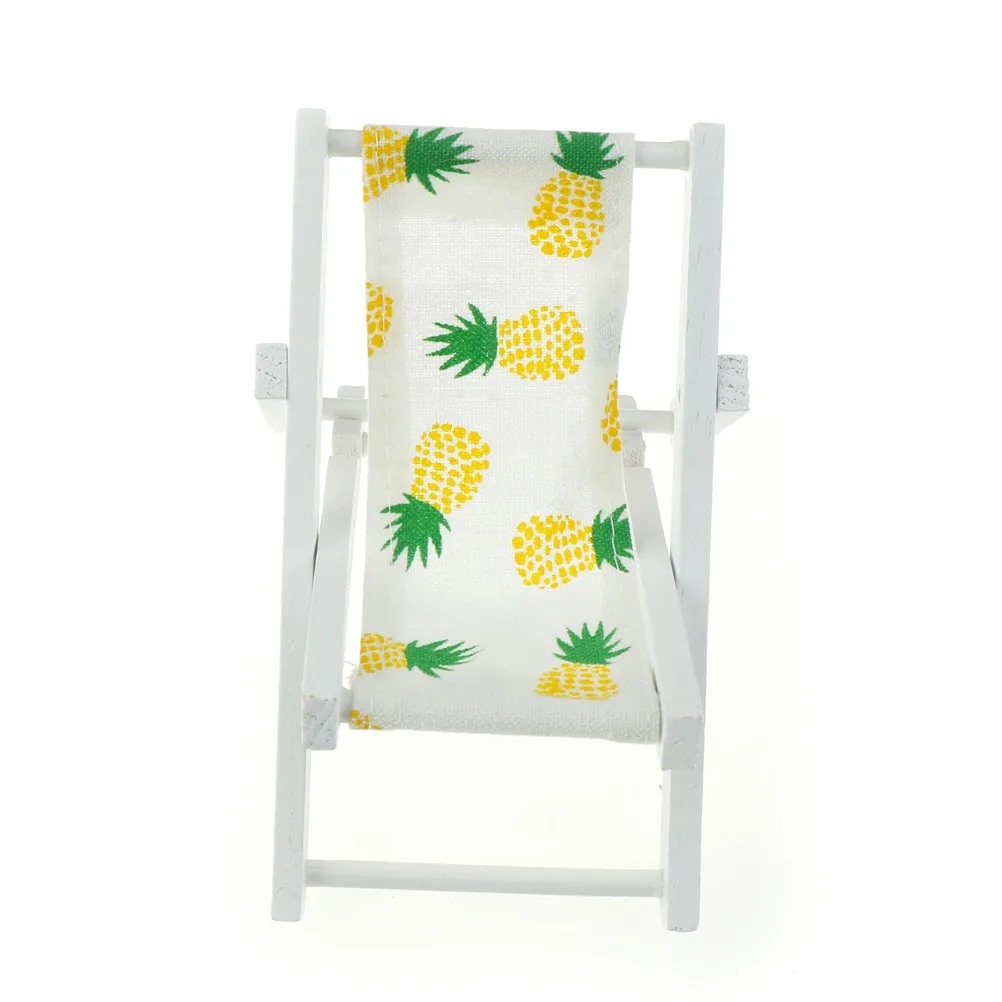 Forshop 1 Pcs Flamingo Pineapple Wooden Beach Chair Design Table Tablet Stands Phone Holders Craft Decoration Gifts Office Supplies Desk Accessories Workspace Organizers Amaltheiayada Gr