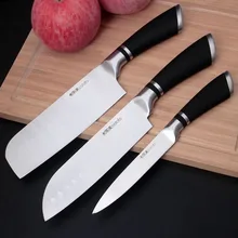 Envío Libre MIKALA 3 Unidades de Cocina Set de Cuchillos de Acero Inoxidable de Alta Calidad Japonesa Chef Cuchillo Vegetal de la Fruta del Cuchillo de Pelado
