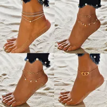 Цепочка на лодыжке кулон с ананасом ножной браслет из бисера лето пляж ноги ювелирные изделия модный стиль ножные браслеты для женщин