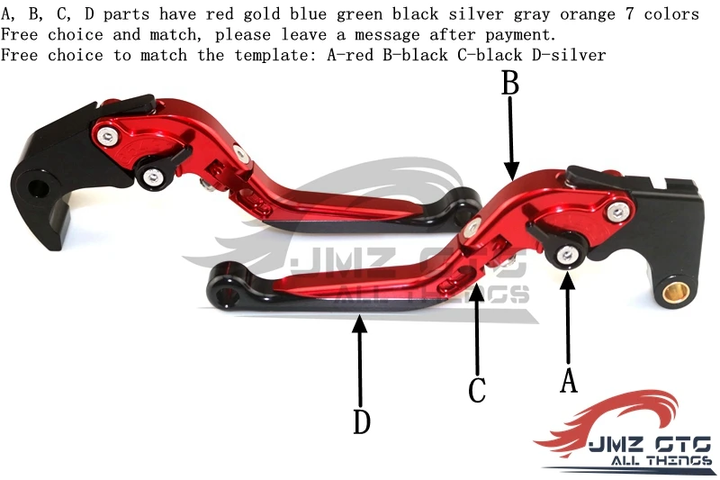 CNC Brake Levers GZYF Short Brake &amp; Clutch Lever Set For Suzuki GSXR 600/750 /1000 Short Brake Clutch Levers Suzuki GSXR CNC Aluminum