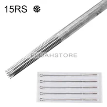 CHUSE 10 шт шейдер игла для тату-машинки 15RS одноразовые стерильные для татуировки иглы для бровей роторные микроблейдинг