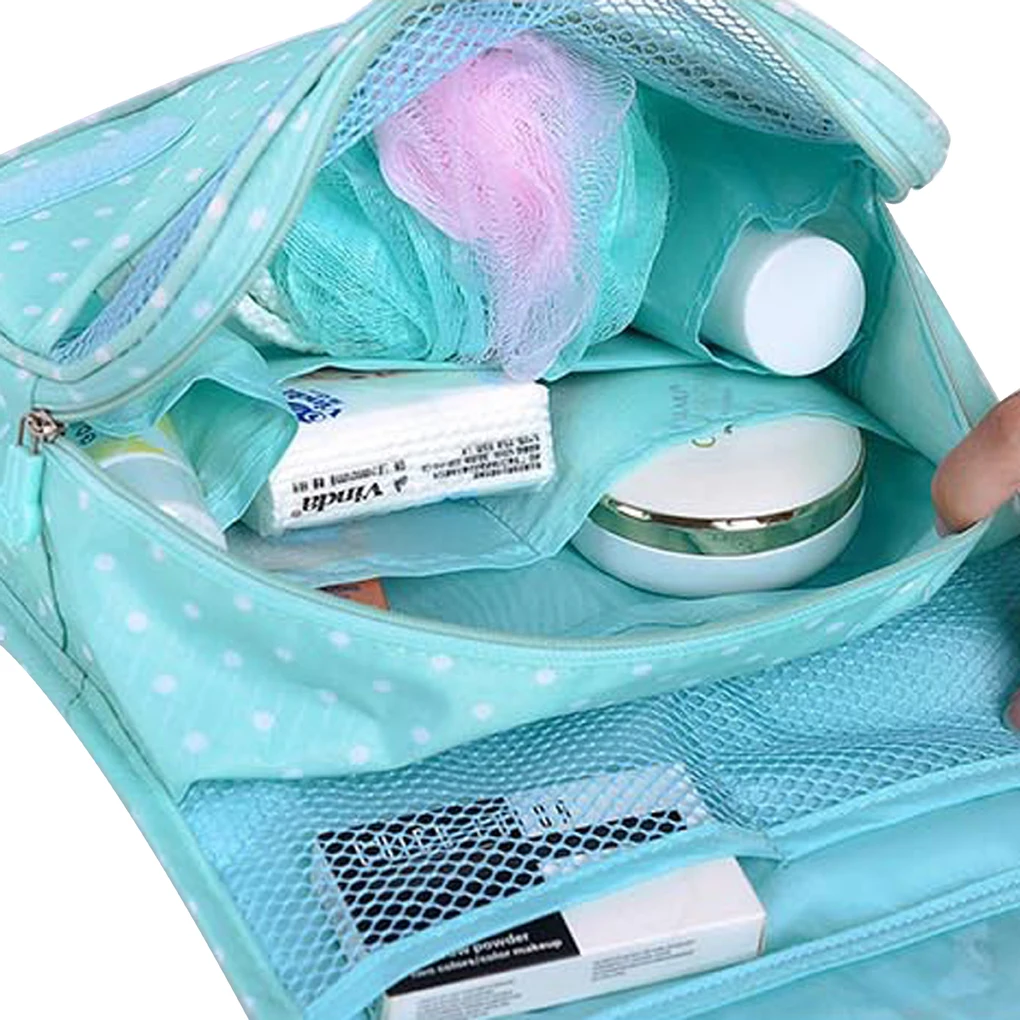 Новая дорожная косметическая сумка для туалетных принадлежностей, переносная сумка для хранения, висячая сумка