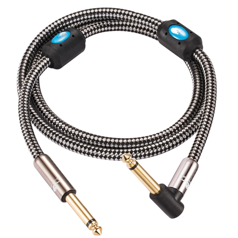  Hifi Guitar Cable L Angled MONO 6.35mm 1/4