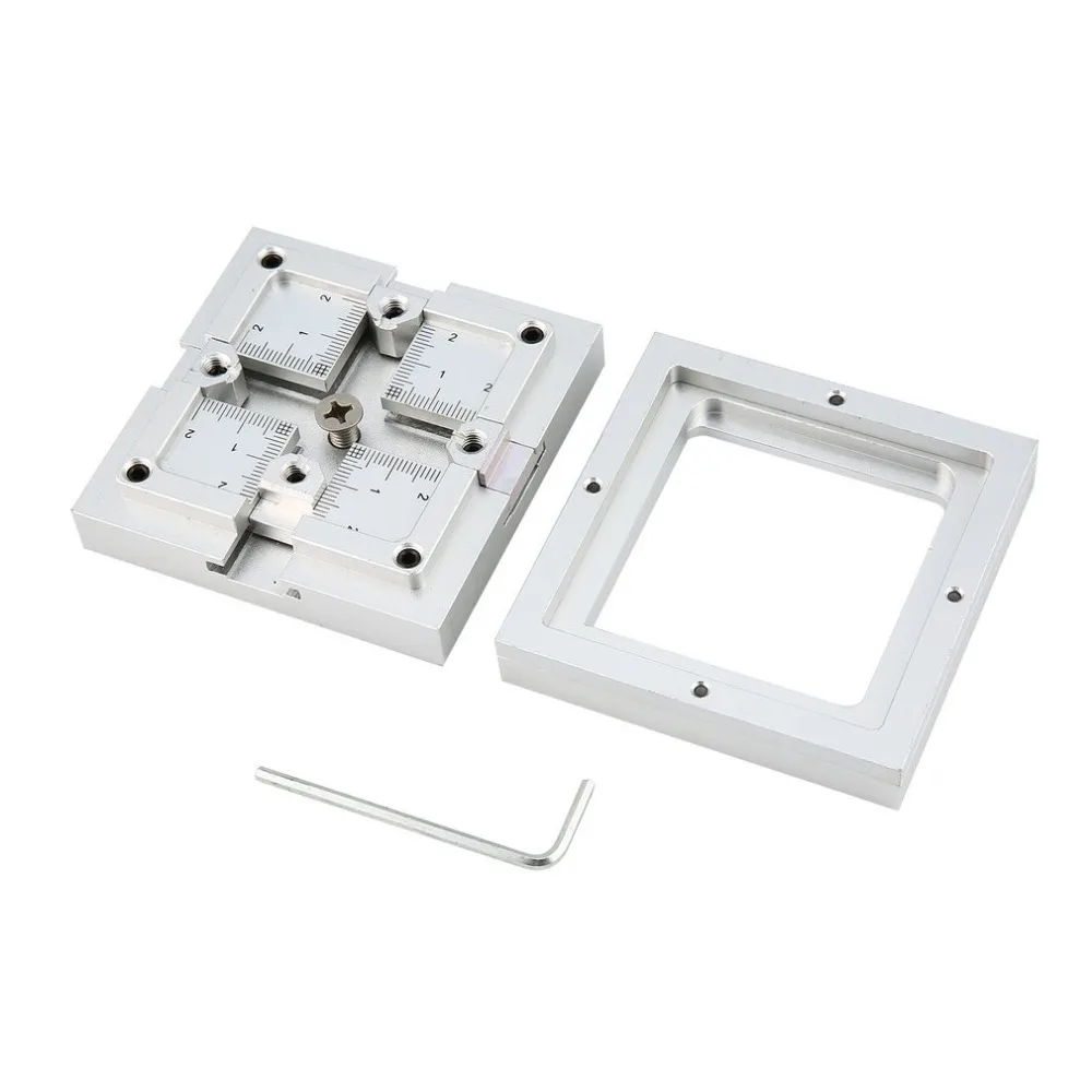 

5-50mm Aluminium Alloy BGA Reballing Station Reball Kit Magnetism Lock Universal Stencil Solder Ball Rework Table Plant