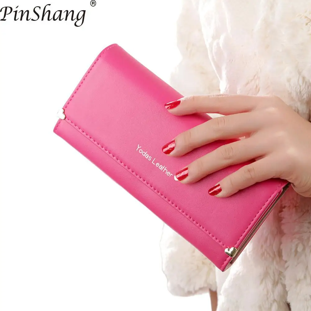 

PinShang Womens Wallet Fashion Long Clutch Purse Handbag PU Leather Card Holder Wallet for Party or Wedding Wallets&Purses ZK40