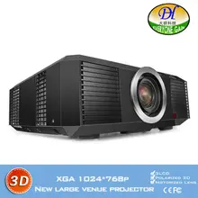 DH-8801 3LCD Engineering Projector 3D 10000lms Full HD Highlight Proyector Motorized LED Lamp Built in speaker Beamer
