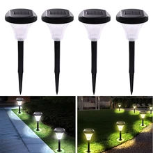 Солнечный наземный светильник s Открытый Сад Путь пейзаж подъездная дорога Газон лампа подземный светильник ing яркий водонепроницаемый светильник