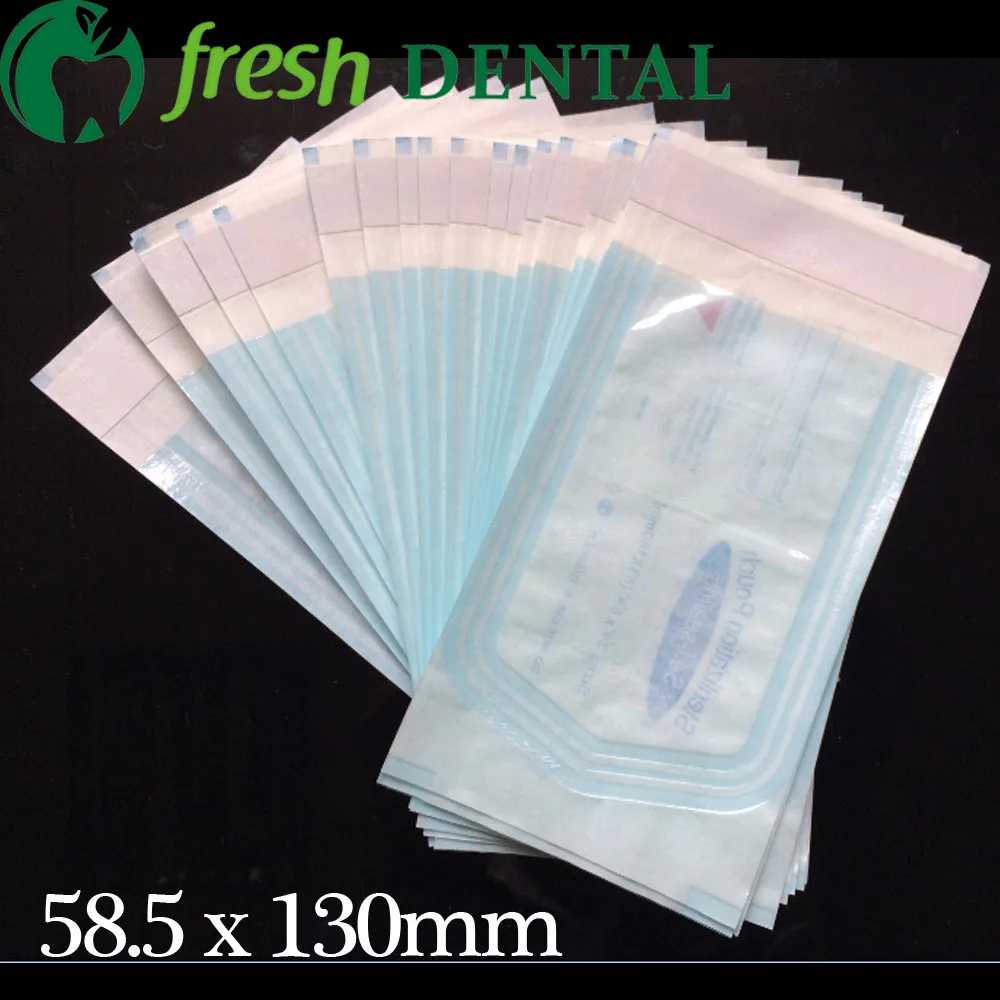 Dental Ziplock bags 5.85cm * 13cm disinfection sterilization of medical