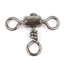 JOSHNESE брендовые уличные рыболовные крючки, 50 шт., Вертлюг, 3 способа, поперечная леска, вертлюги, прочные рыболовные снасти, горячая распродажа