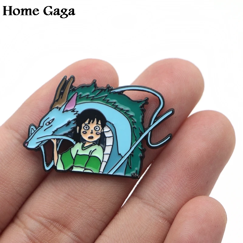 Homegaga цинковый галстук Мультяшные забавные булавки рюкзак одежда броши для