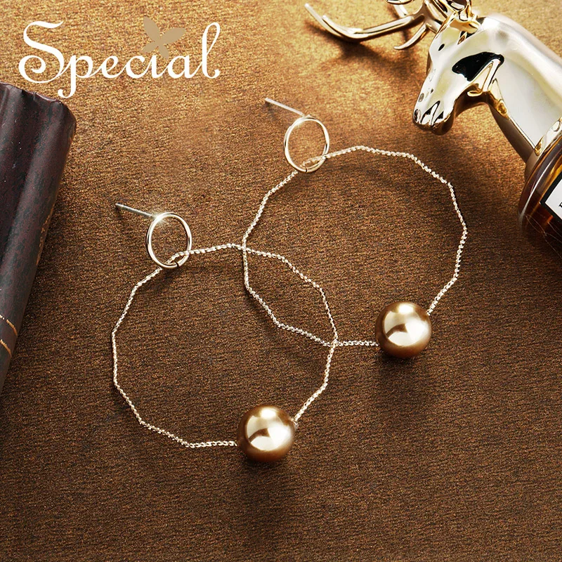 

SPECIAL 925 Silver earring pin retro earring pendant lining skin rotation time new style fashion 2019 S2241E