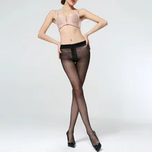 Женские шелковистые ультра-тонкие прозрачные чулочно-носочные изделия с высокой талией; бесшовные колготки с Т-образным шаговым швом; однотонные чулки; Lingeri