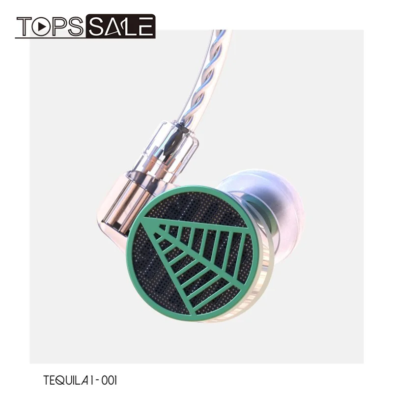 

TFZ TEQUILA 1 Hifi In-Ear Monitor Earphone Dynamic Earphone With Detachable Silver Plated Cable