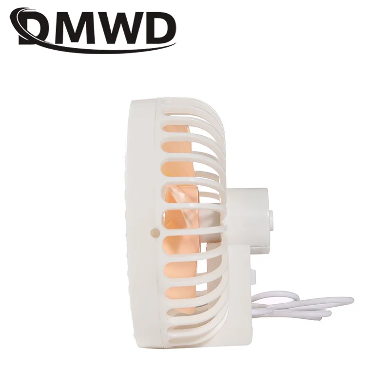 DMWD портативный мини USB вентилятор воздушный охладитель небольшой настольный вентилятор для ПК ноутбука охлаждающий вентилятор источник питания DC 5 В