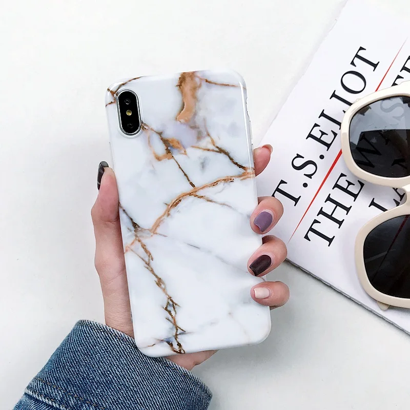 Marble Case on for iPhone XR Cases for Coque iPhone X XR 6 6s 7 8 Plus XS Max Cover Phone Case Soft TPU Silicone Back Cover Etui Marble Case on for iPhone XR Cases for Coque iPhone X XR 6 6s 7 8 Plus XS Max Cover Phone Case Soft TPU Silicone Back Cover Etui