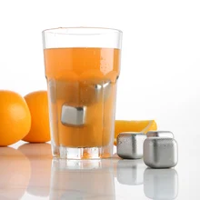 ZM106 нержавеющая сталь кубики льда Набор 6 шт. инструмент для мороженого нержавеющая сталь кубики льда Набор 6 шт. инструмент для мороженого