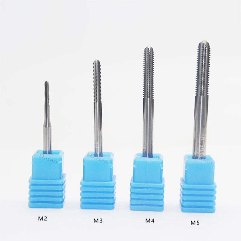 1pc M2 M2.5 M3 M4 M5 M6 Tap Staight Solid Carbide Machine Screw Thread Taps Right Hands CNC