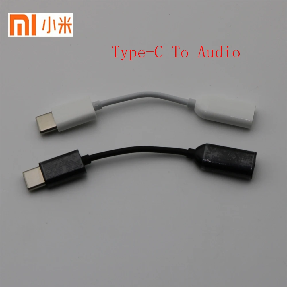 

Original Type-C to 3.5mm Earphone cable Adapter xiaomi 6 Type C USB male to 3.5 AUX audio female Jack for XIAOMI Mi6 Note3 Mix2