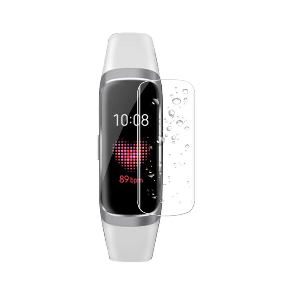3/5 шт Взрывозащищенная ТПУ Защитная пленка для экрана часов для samsung Galaxy Fit Band смарт-часы носимые против царапин аксессуары