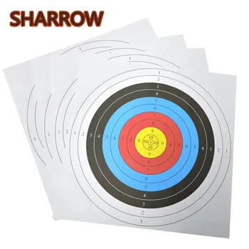 

10/20Pcs 60*60cm Archery Targets Paper Face Arrow Bow Target Practice Training For Outdoor Indoor Shooting Targets Accessories