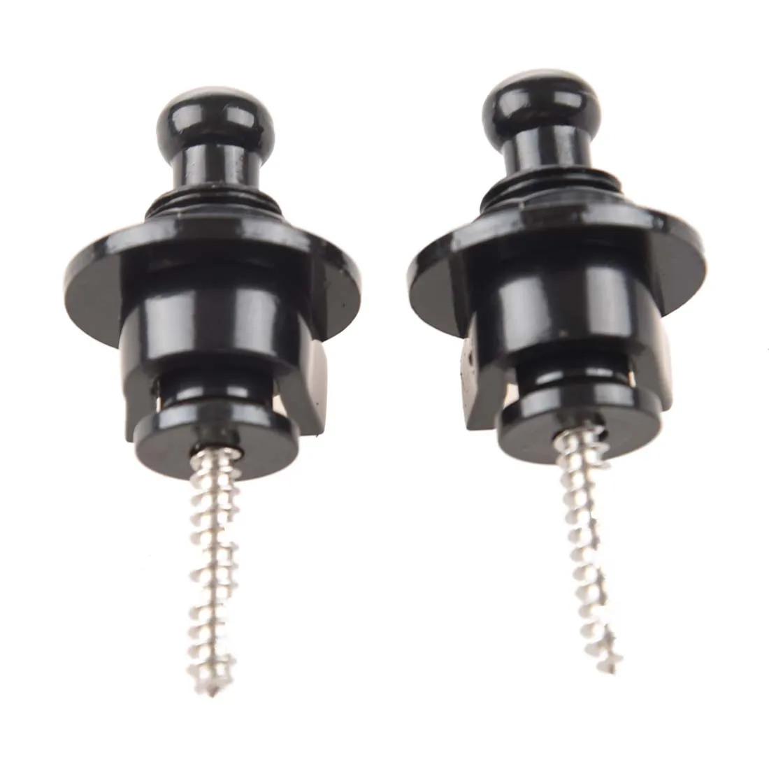 A pair of Guitar Strap Locks, Blackin Guitar Parts & Accessories from