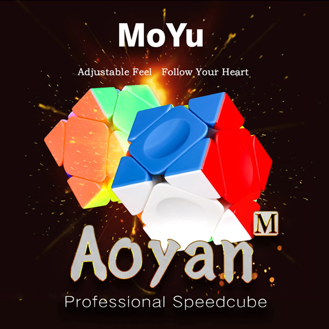 Moyu Aoyan M YJ8203 Магнитная версия Skewcube Magic Cube для детей взрослых Тренировки Мозга конкурс аксессуары