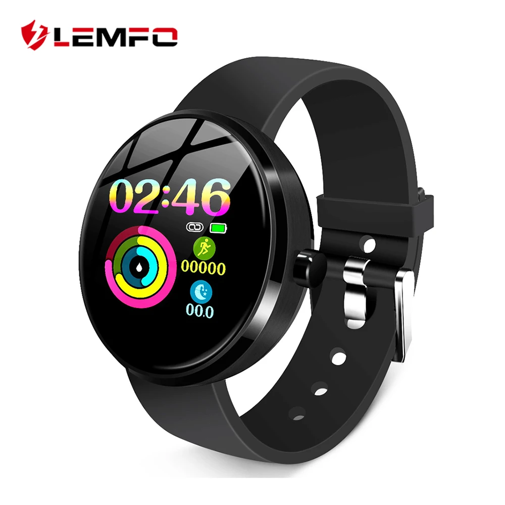 

LEMFO DM78PLUS Smart Watch Women 1.22 Inch LCD Color Display IP68 Waterproof Heart Rate Monitor 200Mah Battery Fitness Bracelet