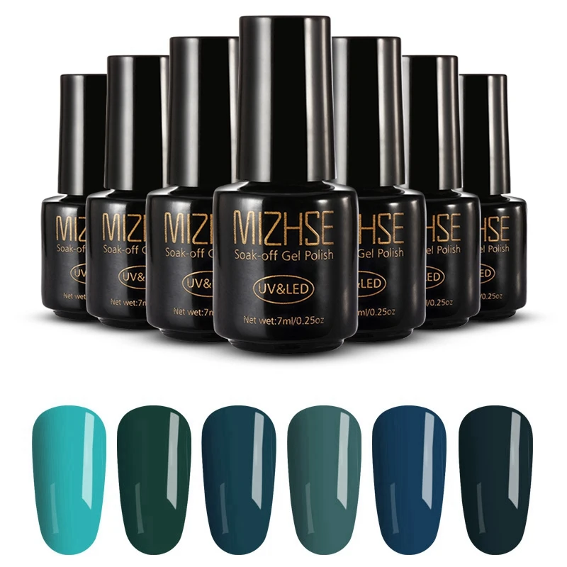 MC-P17 MIZHSE Vernis полу постоянными УФ 7 мл УФ-гель для ногтей светодиодный светильник Гель Набор ногтей гель УФ верхний слой геля - Цвет: MC-P17