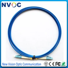 LC/UPC-LC/UPC SM Simplex 3mm 50M,PVC Jacket,LC-LC UPC Single Mode Indoor Armored Fiber Optical Patch Cord Jumper Cable