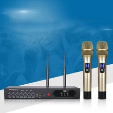 UHF500-599MHz, мобильный телефон, компьютер, домашнее пение, Bluetooth, беспроводной микрофон, реверберация, ТВ k tv, аудио, сценическое эхо, высокие басы