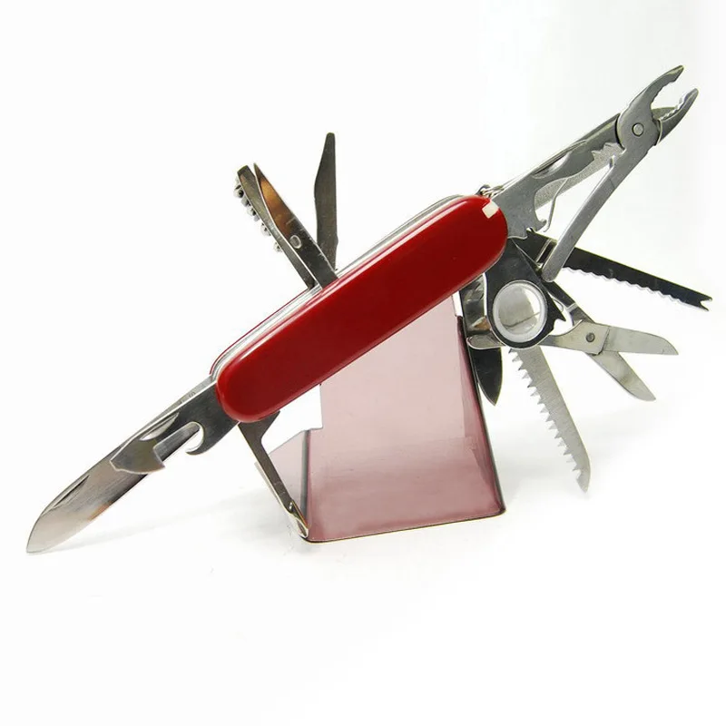 

Stainless Steel Multi-Functional Swiss 91mm Folding Knife Multi Tool Army Knives Pocket Hunting Outdoor Camping Survival Knife