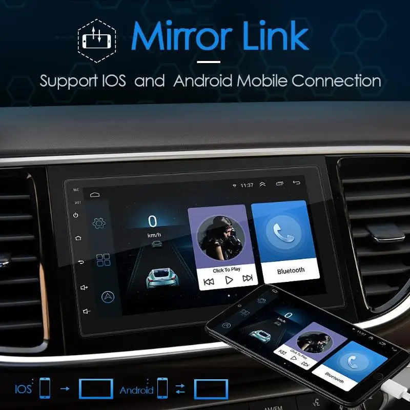  VODOOL 9219 Auto Radio 7 