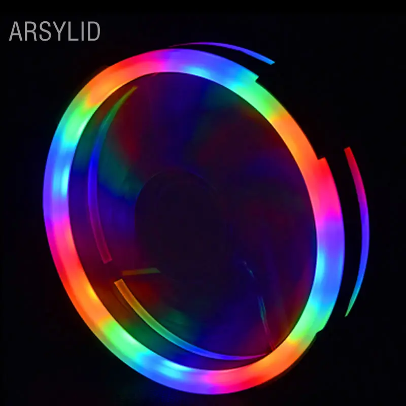 ARSYLID Новый 12 см 3 pin/4 Pin вентилятор корпуса компьютера бесшумный охлаждения