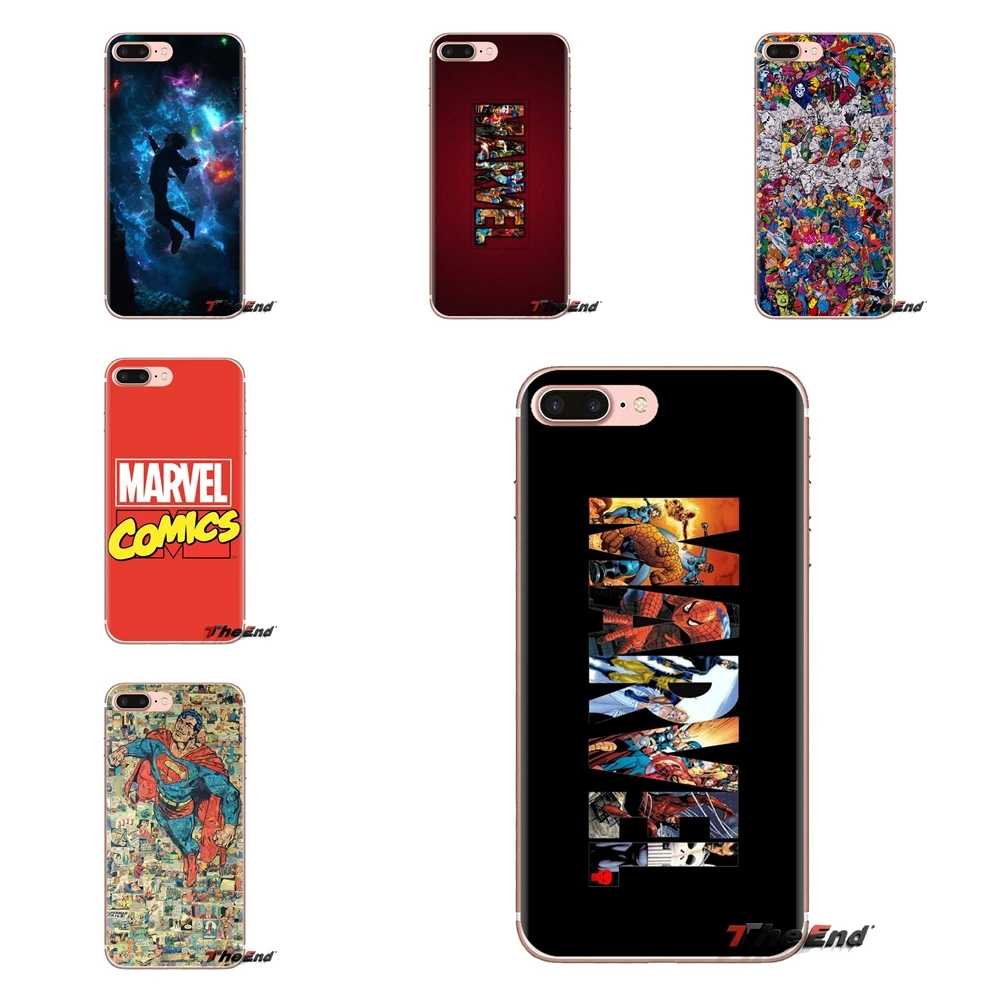 Чехол из ТПУ для Xiaomi Mi3 Samsung A10 A30 A40 A50 A60 A70 Galaxy S2 Note 2 Grand Core Prime Мстители комиксов Marvel