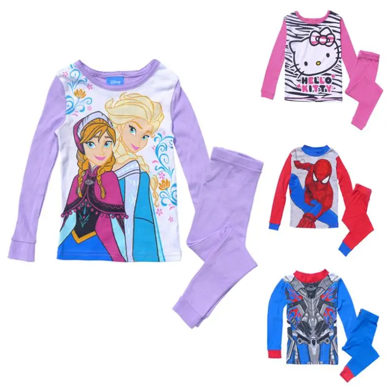 Personalised Elsa Frozen Childrens Pyjama Set Frozen Kids PJs Princess