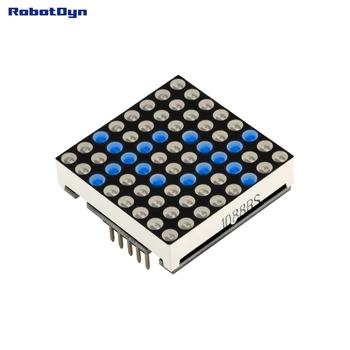 

Matrix LED 8x8 module. BLUE color. 1.2" 32x32mm. Driver - MAX7219/7221