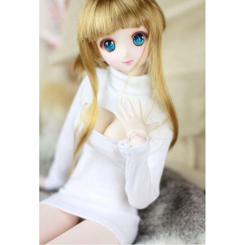 Белый свитер BJD верхняя одежда Топ для женщин с большой грудью 1/3 60 см 24 дюйма SD13 DK