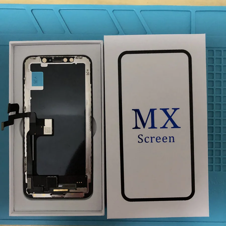 MX تيانما TFT عرض ل فون X شاشة LCD و محول الأرقام شاشة تعمل باللمس الجمعية مع الإطار + ملصقات هاتف محمول