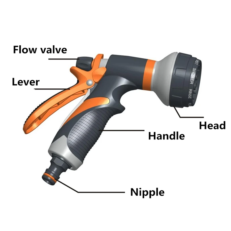 Новый Регулируемый 8 в 1 шланг садовый ороситель шланг Труба распылитель оросительное устройство Разъем для разбрызгивателя водяной