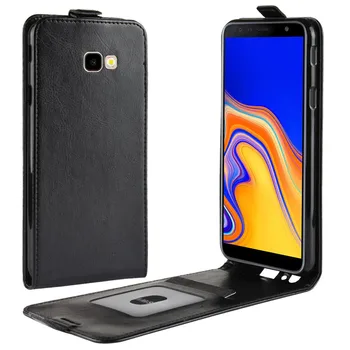 

100pcs/lot New R64 Flip Leather PU+TPU Cover Stand Case with card slot For Samsung A7 2018 A750 J4 Plus J6 Plus A8 Star A9 Star