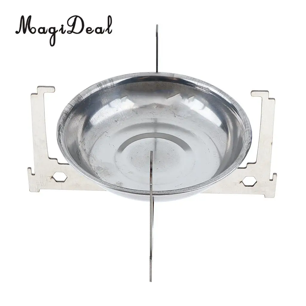 MagiDeal Camping Mini Alcohol Stove Stand Rack Spirit Burner Tray Furnace Stove Set