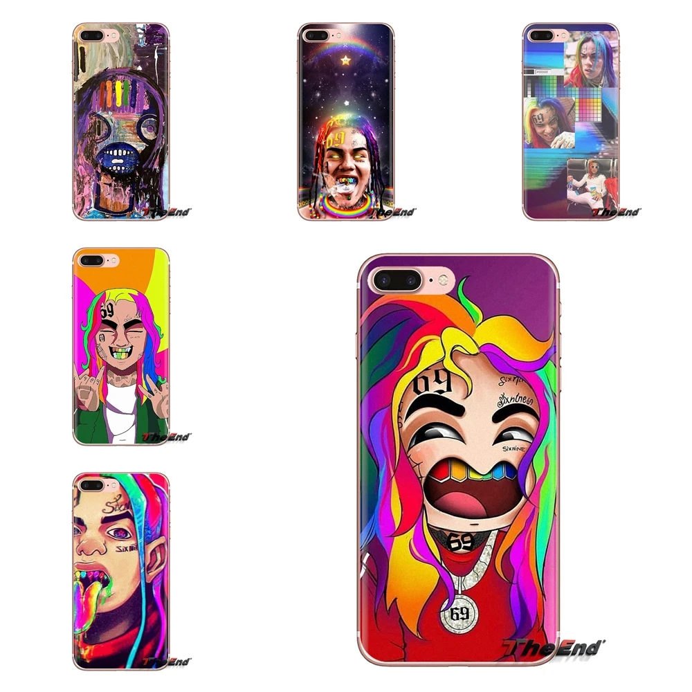 Хип-хоп рэппер Tekashi 69 6ix9ine силиконовый чехол для Xiaomi Mi3 Samsung A10 A30 A40 A50 A60 A70 Galaxy S2 Note 2
