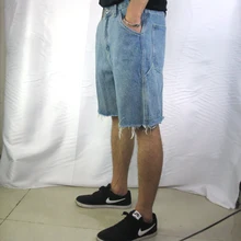 Горячая Распродажа джинсовые шорты мужские Harajuku высокое качество хип хоп Повседневная классная черная дырка классная одежда Новые Горячие Джинсы винтажные Короткие