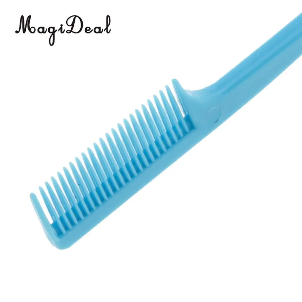 7'' Beauty Double Sided Edge Control Hair Brush Comb Hair Styling Hairbrush Comb End Grooms Smooths Edges High Quality